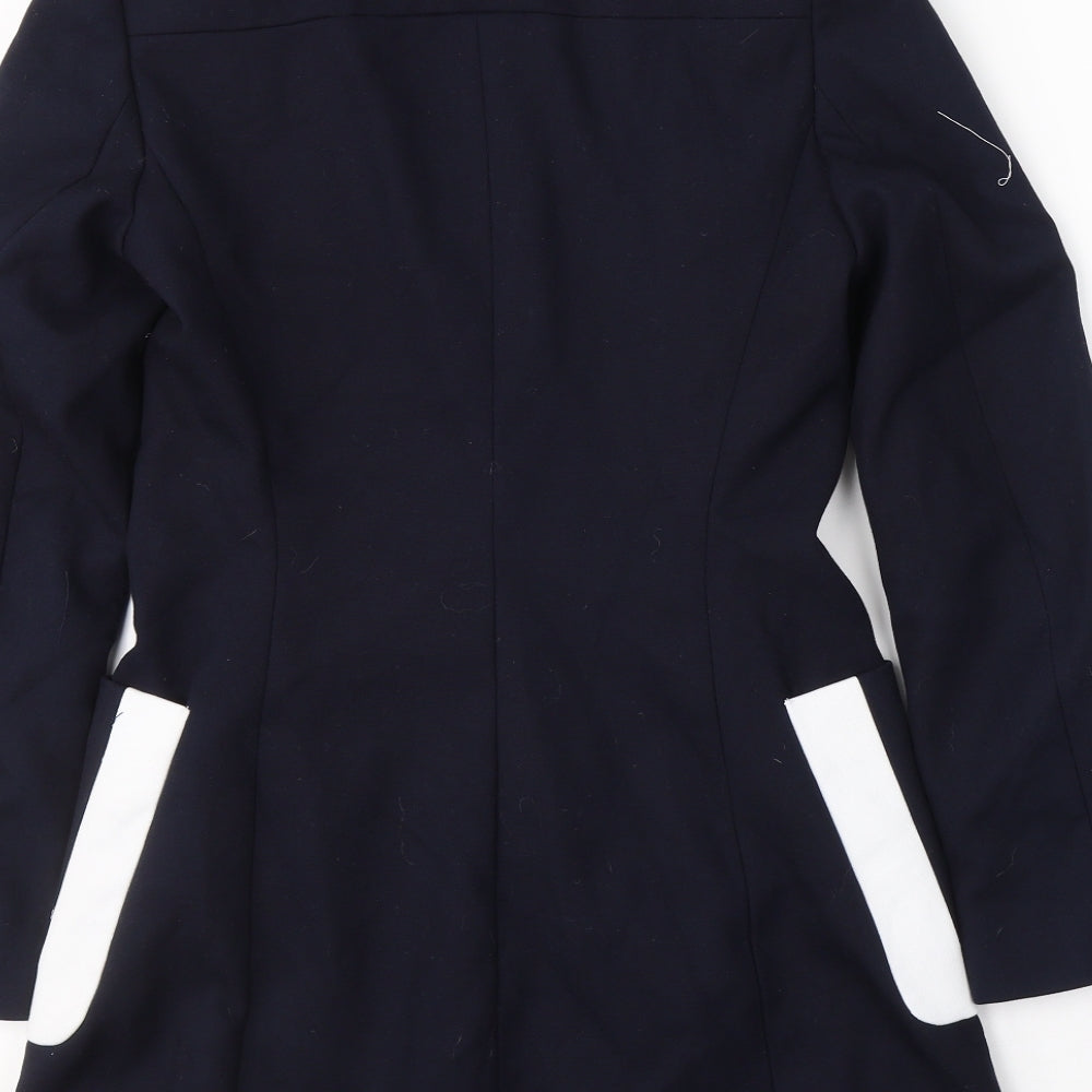 Zara Womens Blue   Jacket Blazer Size XS  Zip
