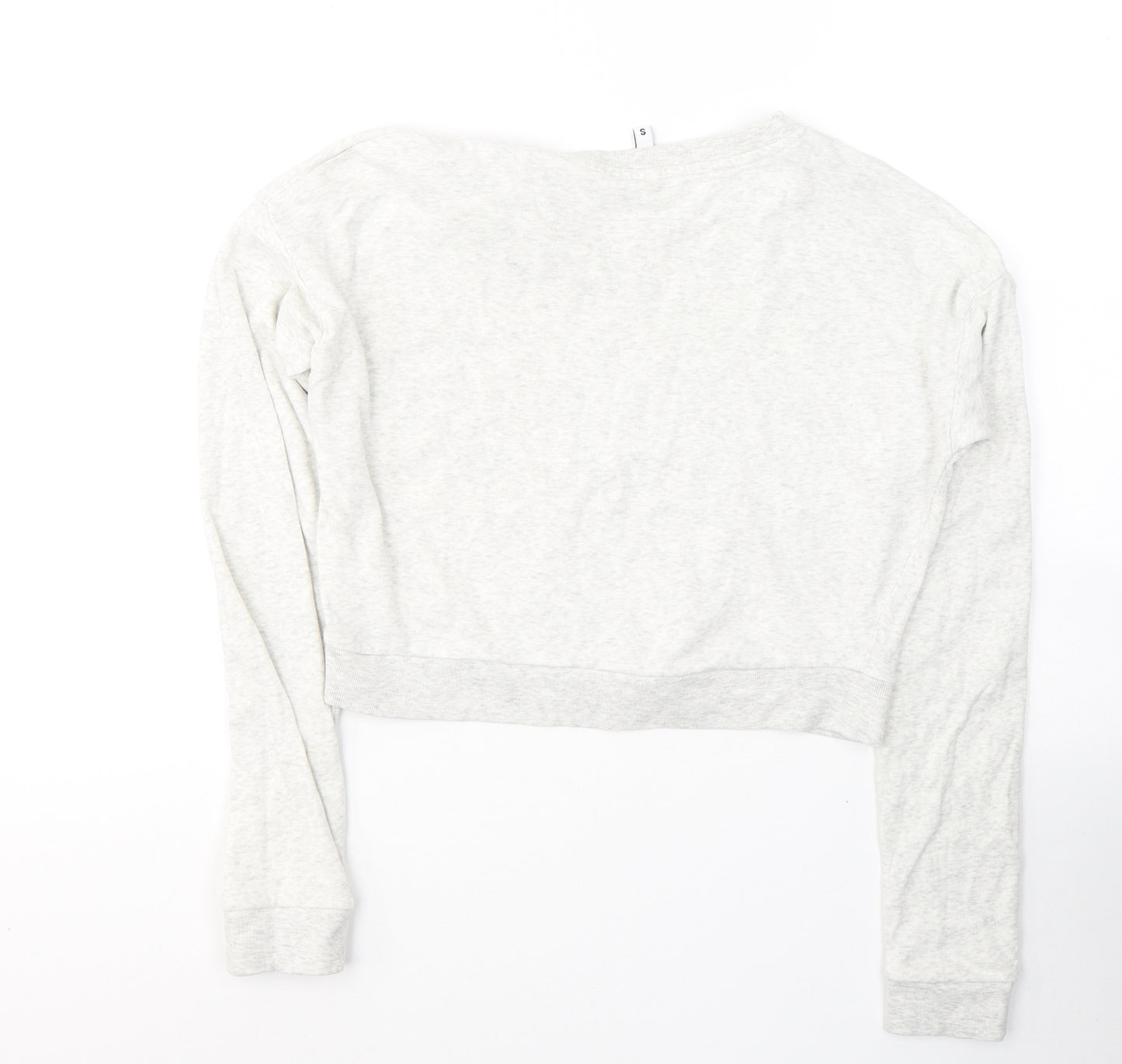 H&M Womens Grey  Cotton Pullover Sweatshirt Size S  Pullover