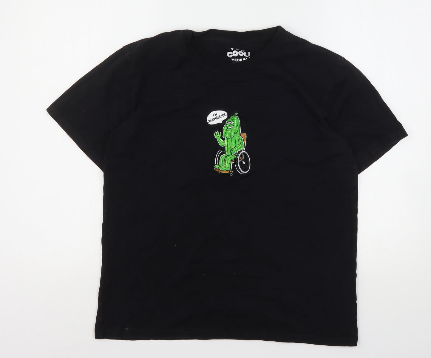 Cool Mens Black  Cotton  T-Shirt Size M Round Neck  - Family Guy