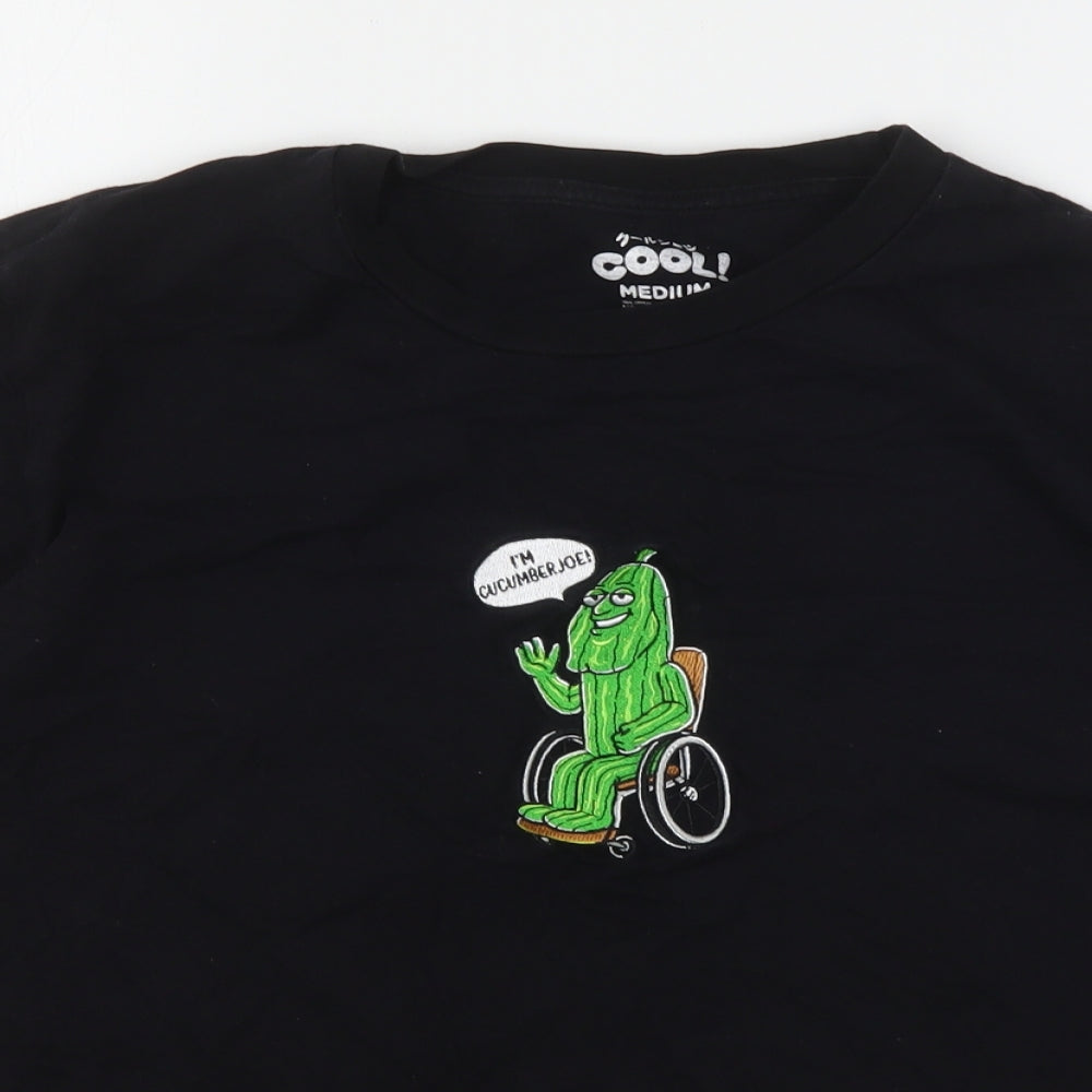 Cool Mens Black  Cotton  T-Shirt Size M Round Neck  - Family Guy