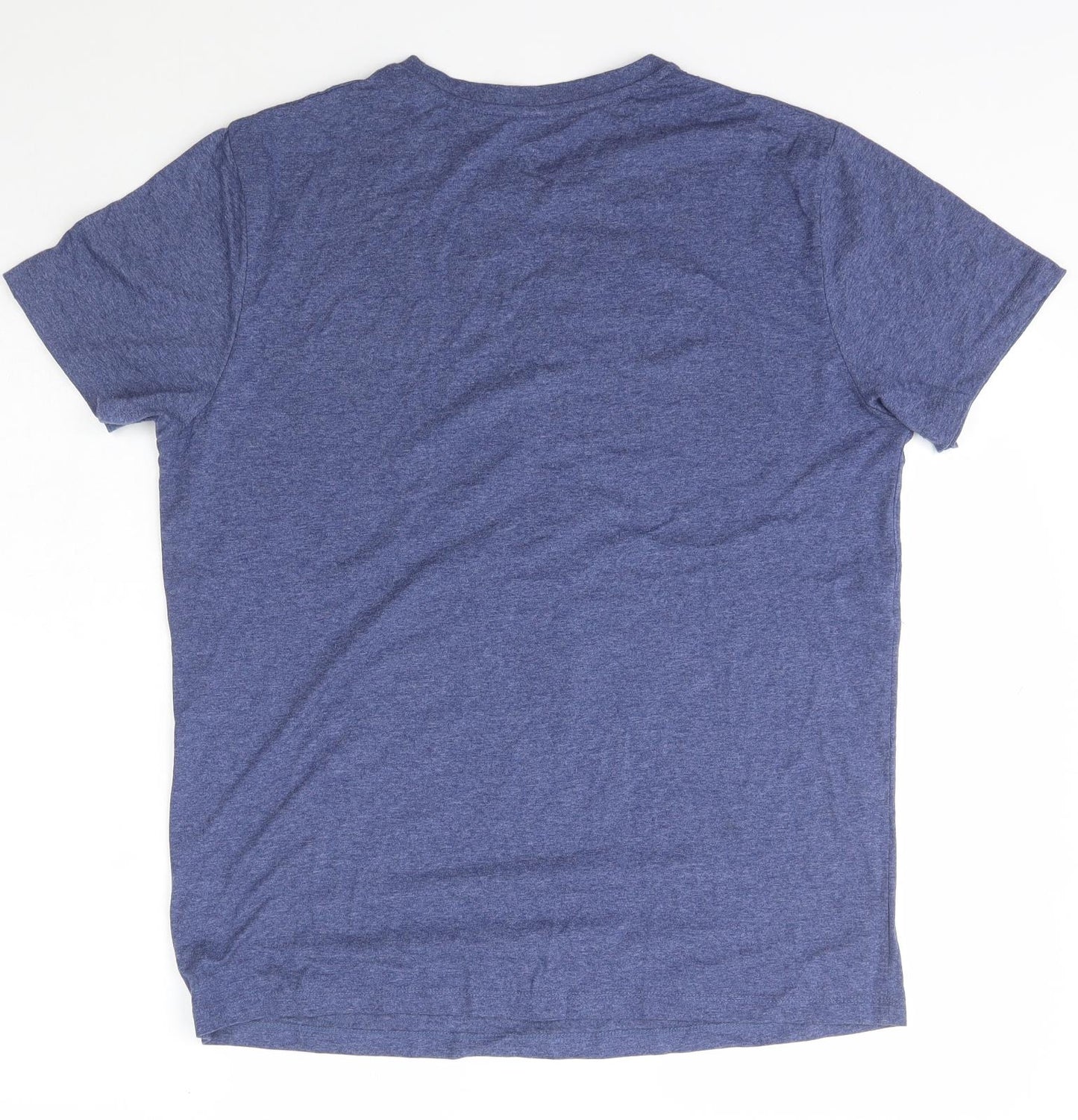 ELF Mens Blue  Cotton  T-Shirt Size M Crew Neck  - Elf the movie Christmas