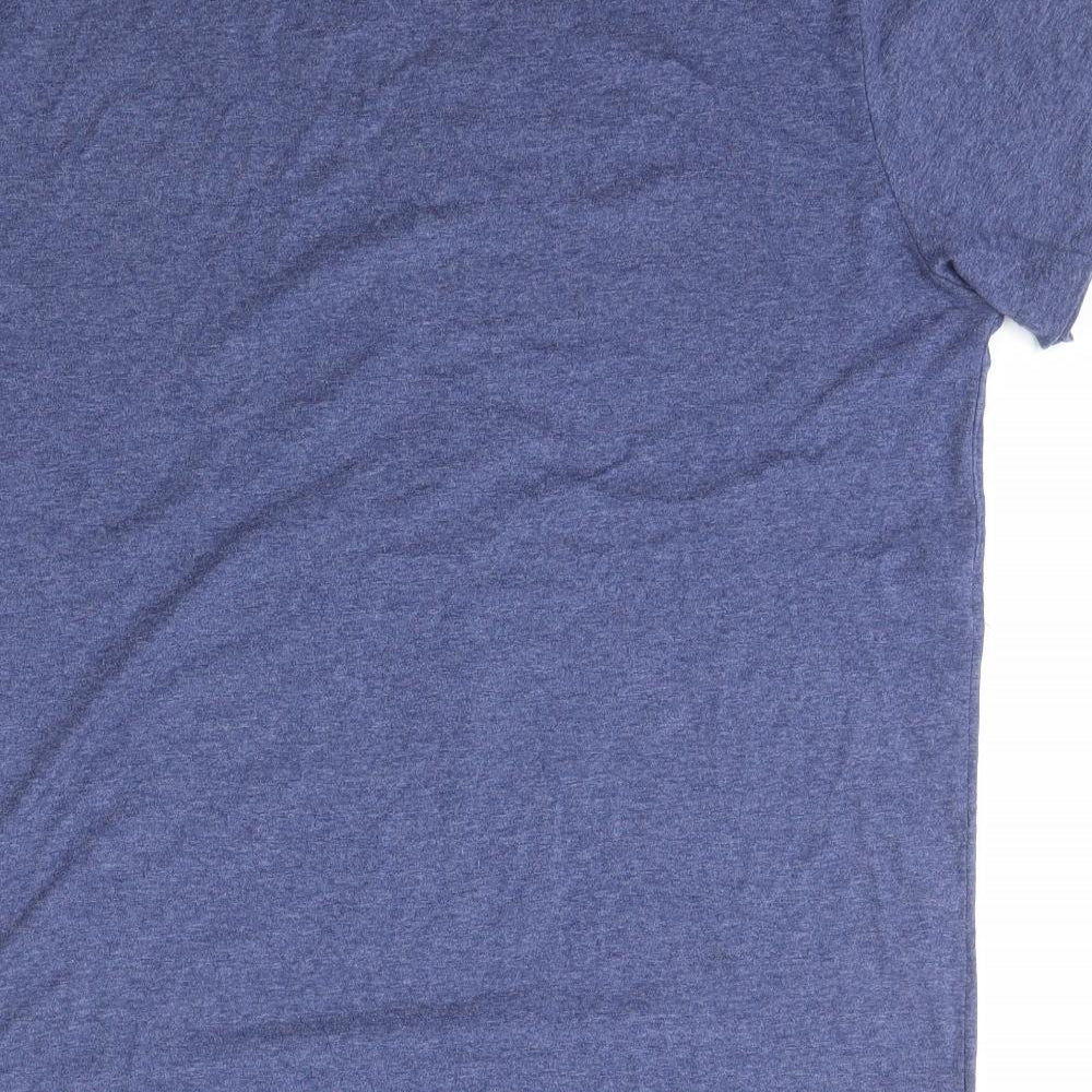 ELF Mens Blue  Cotton  T-Shirt Size M Crew Neck  - Elf the movie Christmas