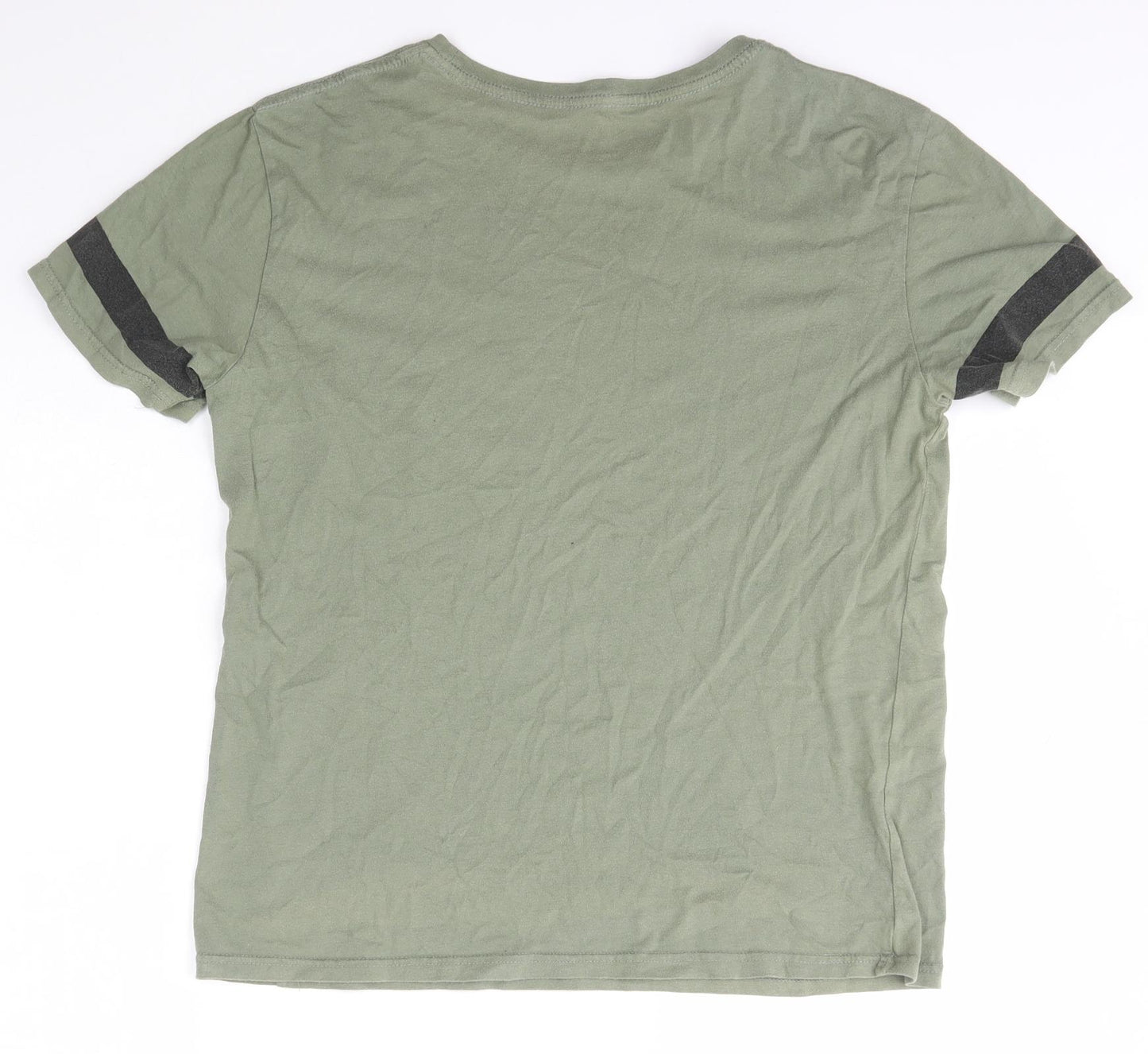 Batman Mens Green  Cotton  T-Shirt Size M