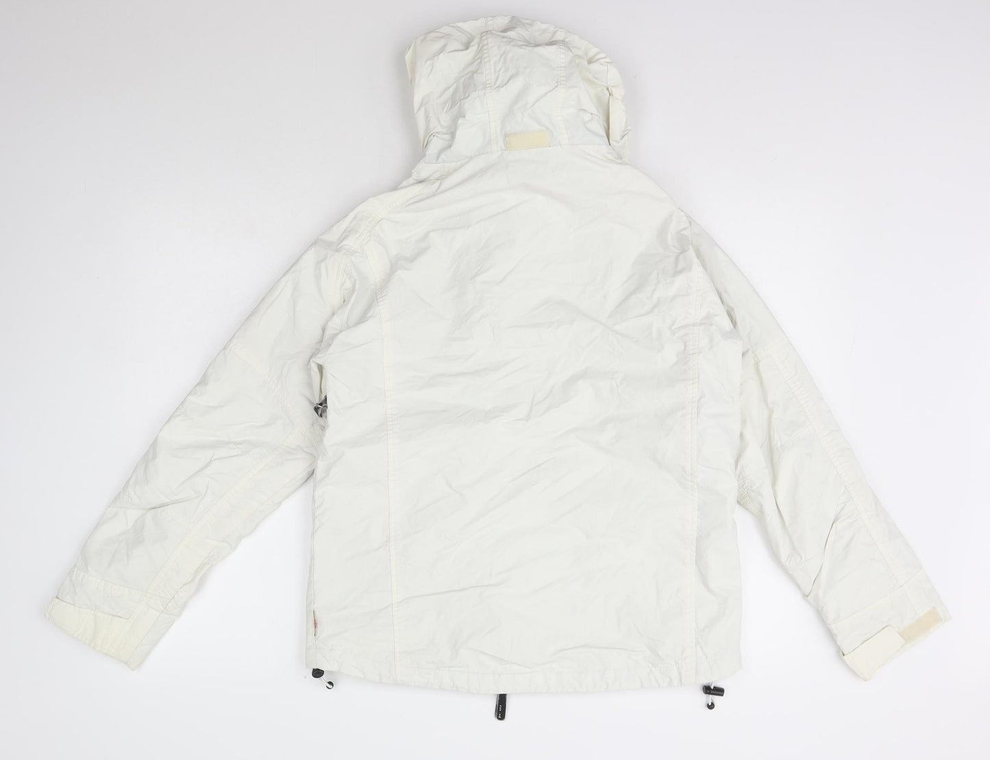 Per Una Womens White   Rain Coat Coat Size S  Zip