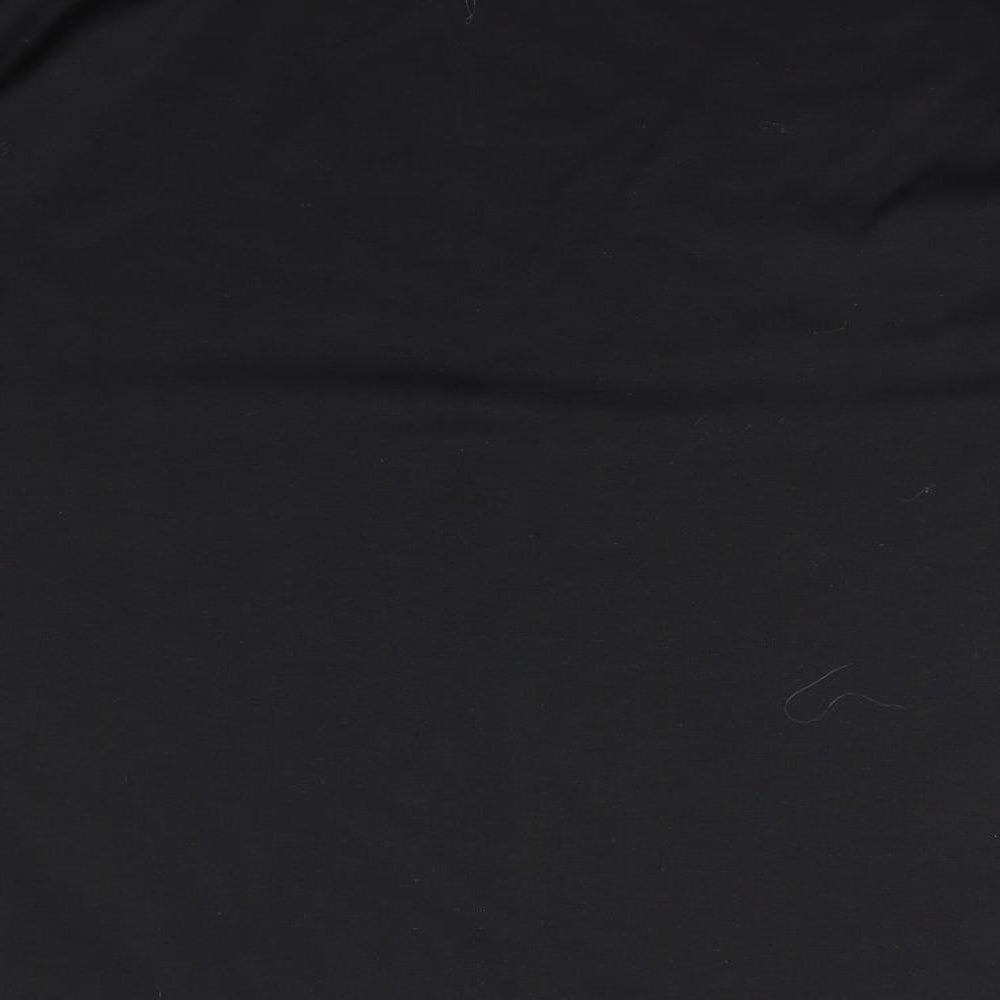 Papaya Womens Black Scoop Neck  Polyester Pullover Jumper Size 14