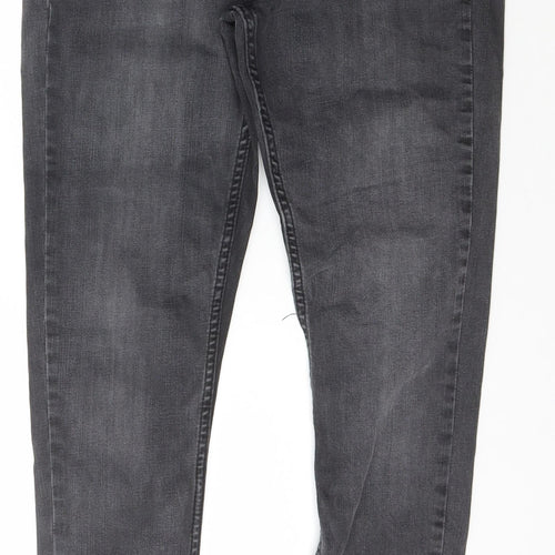 Hera London Womens Black  Cotton Skinny Jeans Size 28 L29 in Slim Zip