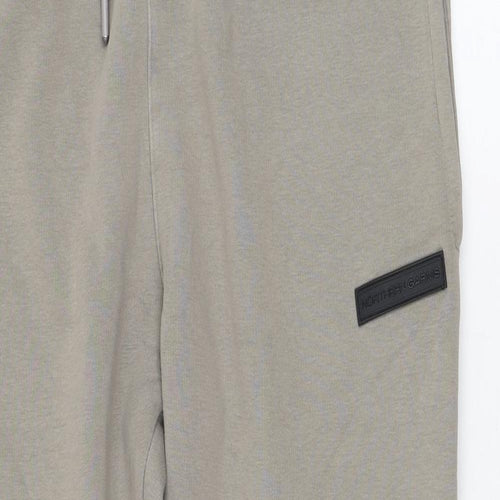 Northern Garms Mens Beige  Polyester Jogger Trousers Size S L26 in Regular