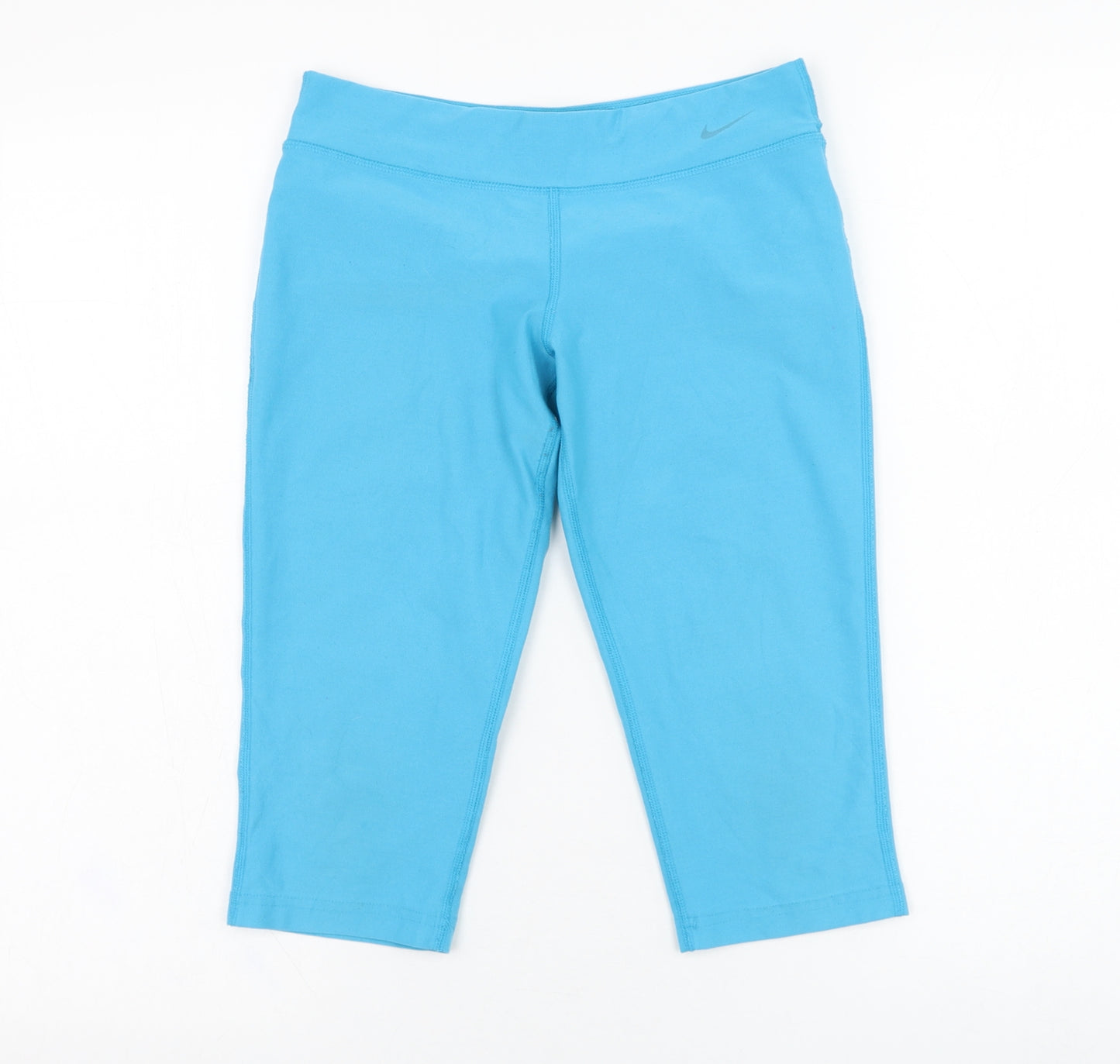 Nike Girls Blue  Polyester Compression Shorts Size 10-11 Years  Regular