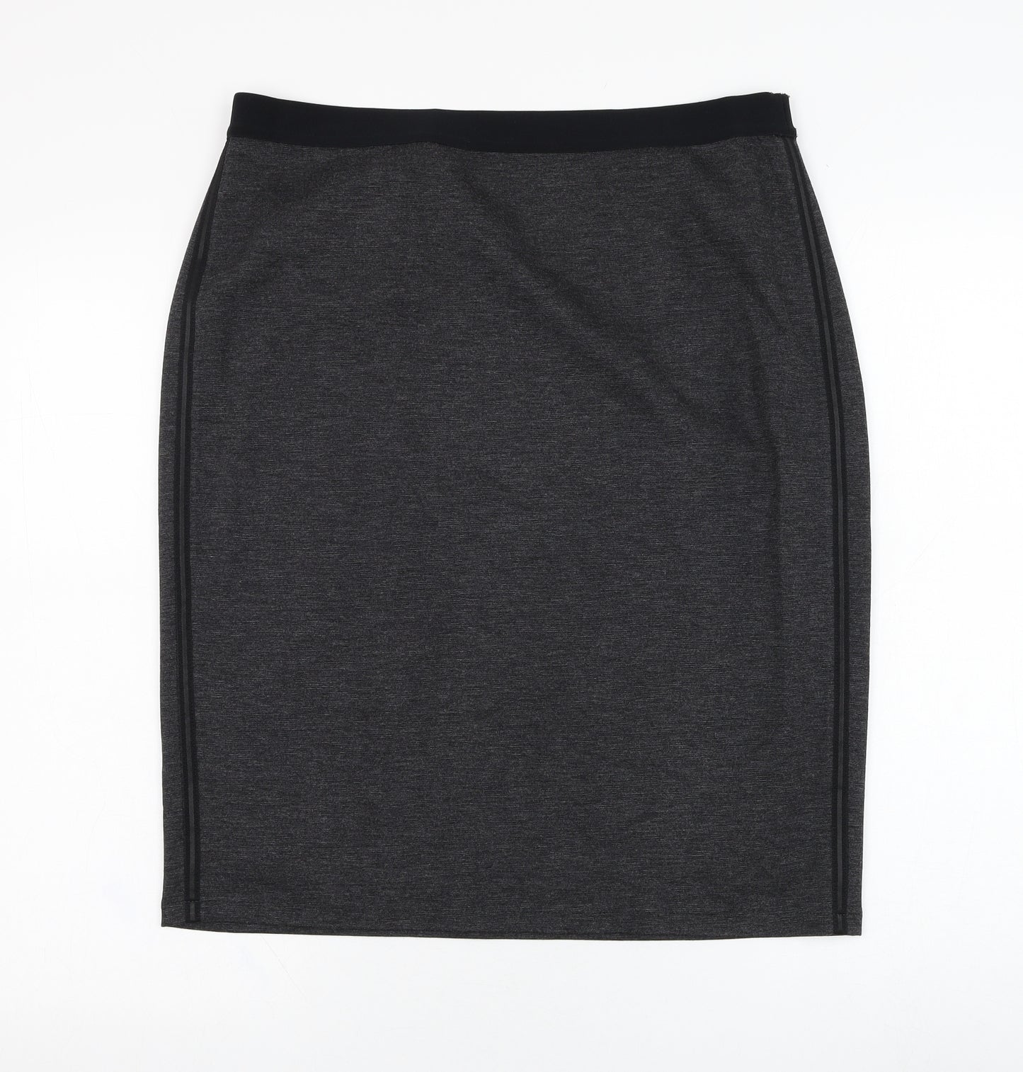 Gerry Weber Womens Grey  Viscose Skater Skirt Size 34 in  Regular