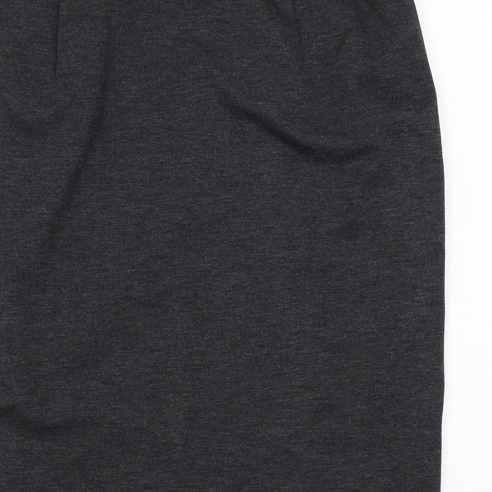 Gerry Weber Womens Grey  Viscose Skater Skirt Size 34 in  Regular