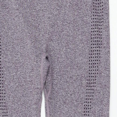 Dunnes Stores Womens Purple  Nylon Compression Leggings Size XL L26 in Regular Pullover