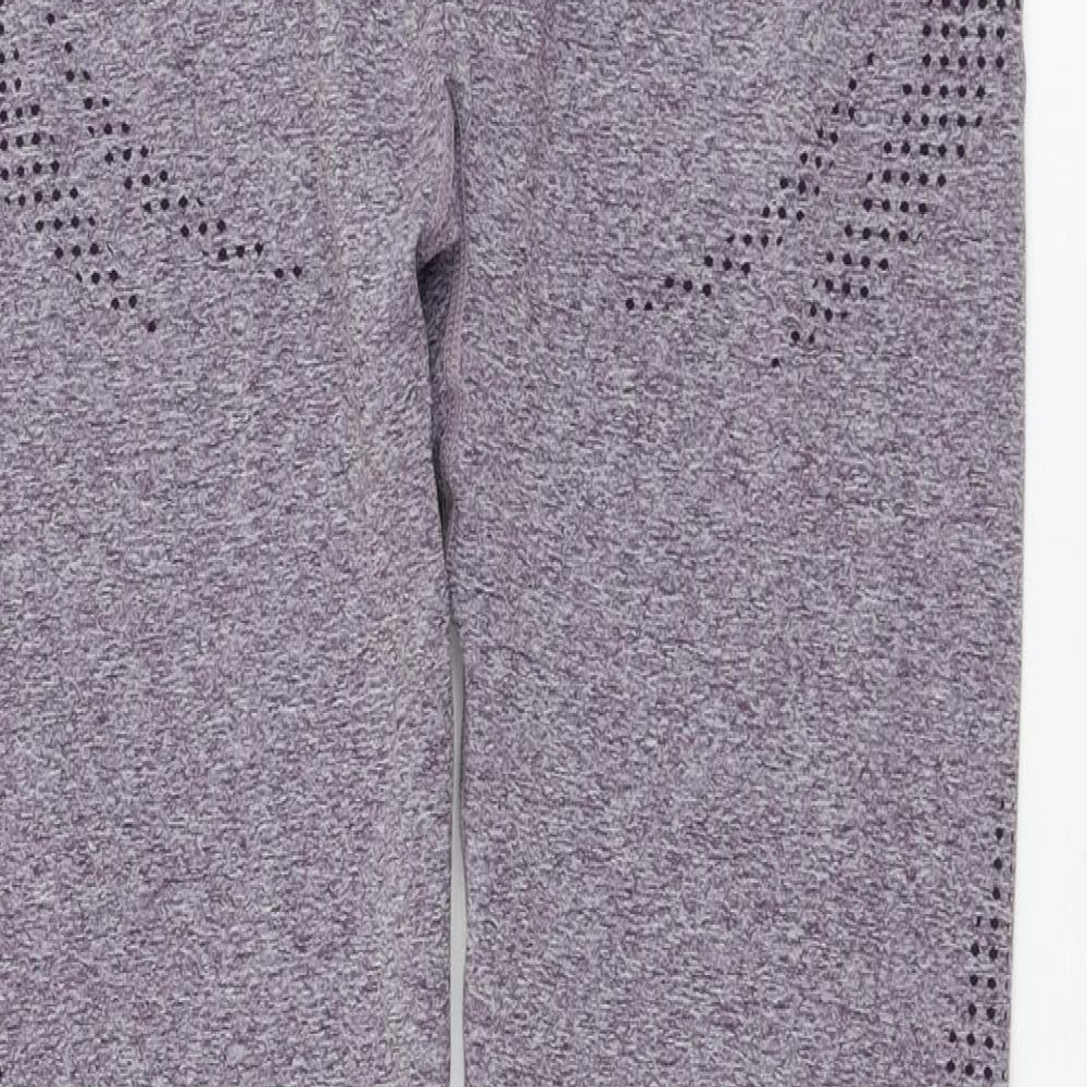 Dunnes Stores Womens Purple  Nylon Compression Leggings Size XL L26 in Regular Pullover