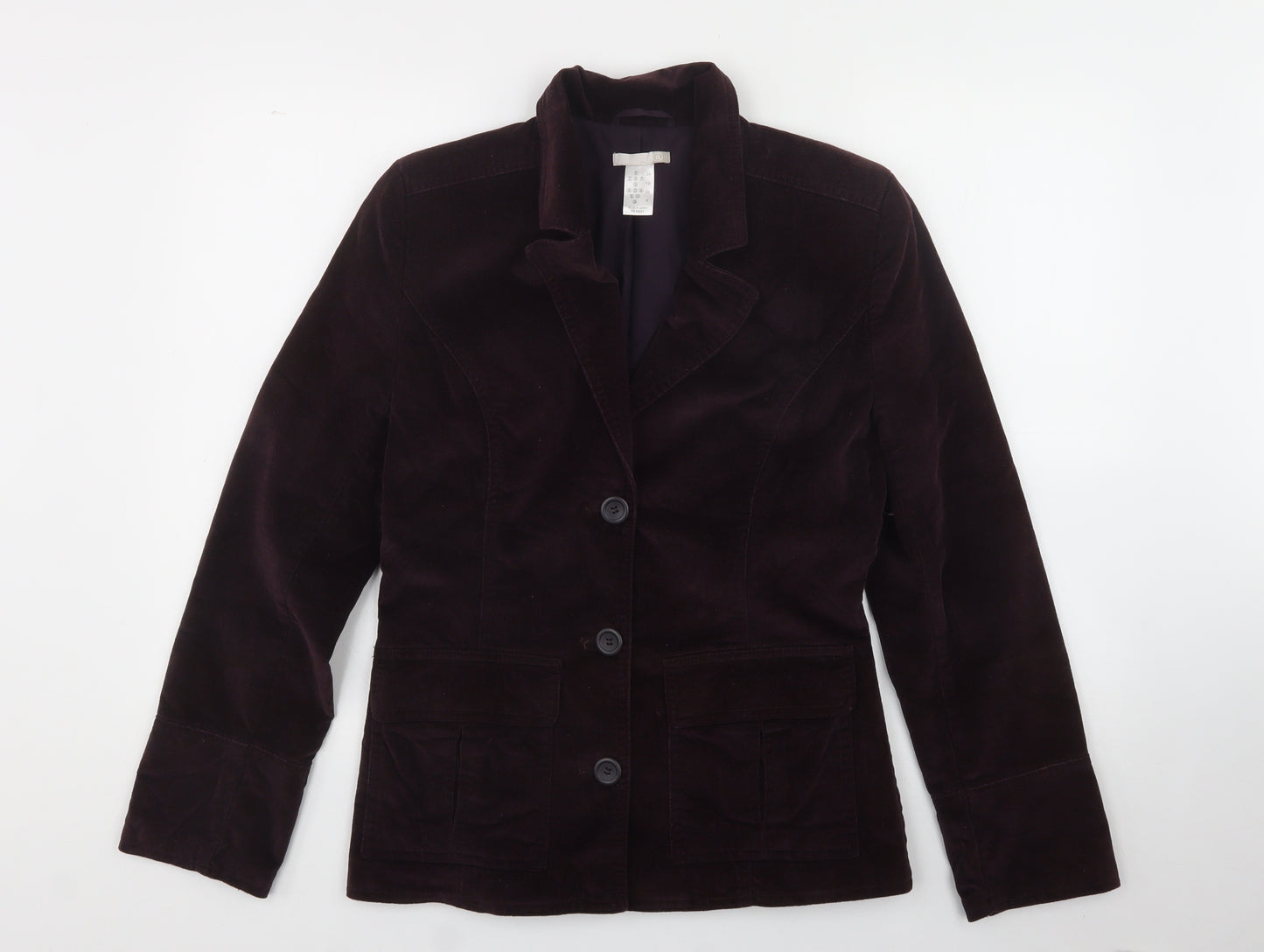 Preworn Womens Purple   Jacket Blazer Size 10