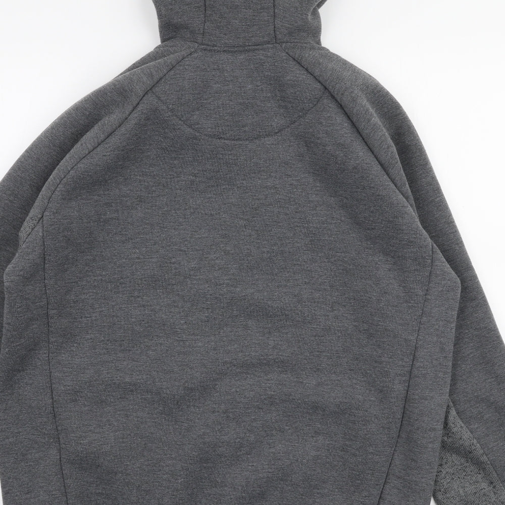 Primark Mens Grey  Polyester Full Zip Hoodie Size L