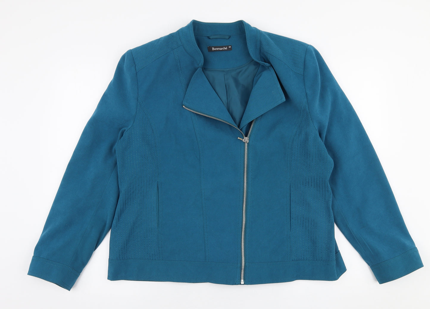 Bonmarche Womens Blue   Jacket  Size 18  Zip