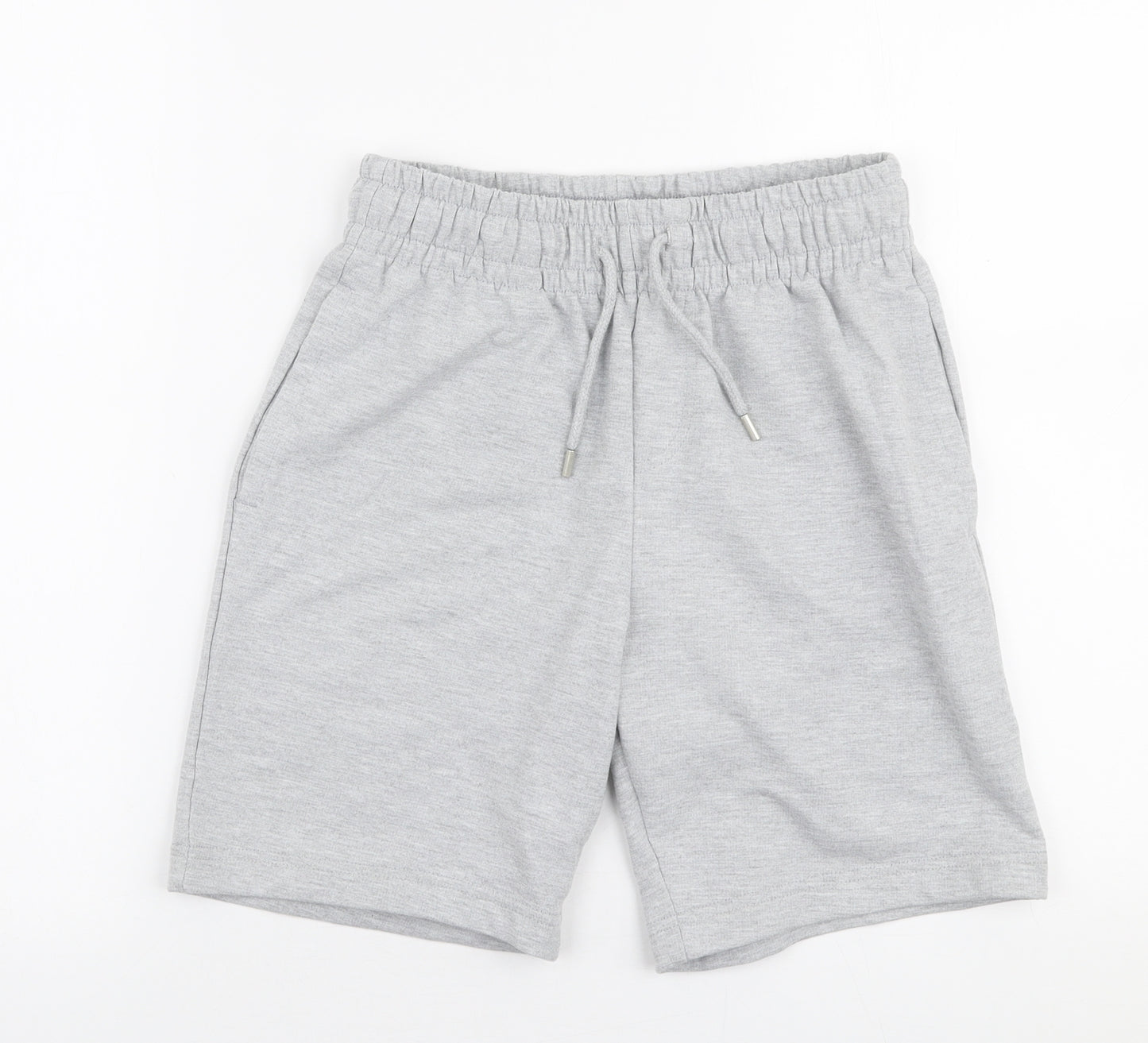 Dunnes Stores Mens Grey  Cotton Sweat Shorts Size XS L7 in Regular Drawstring
