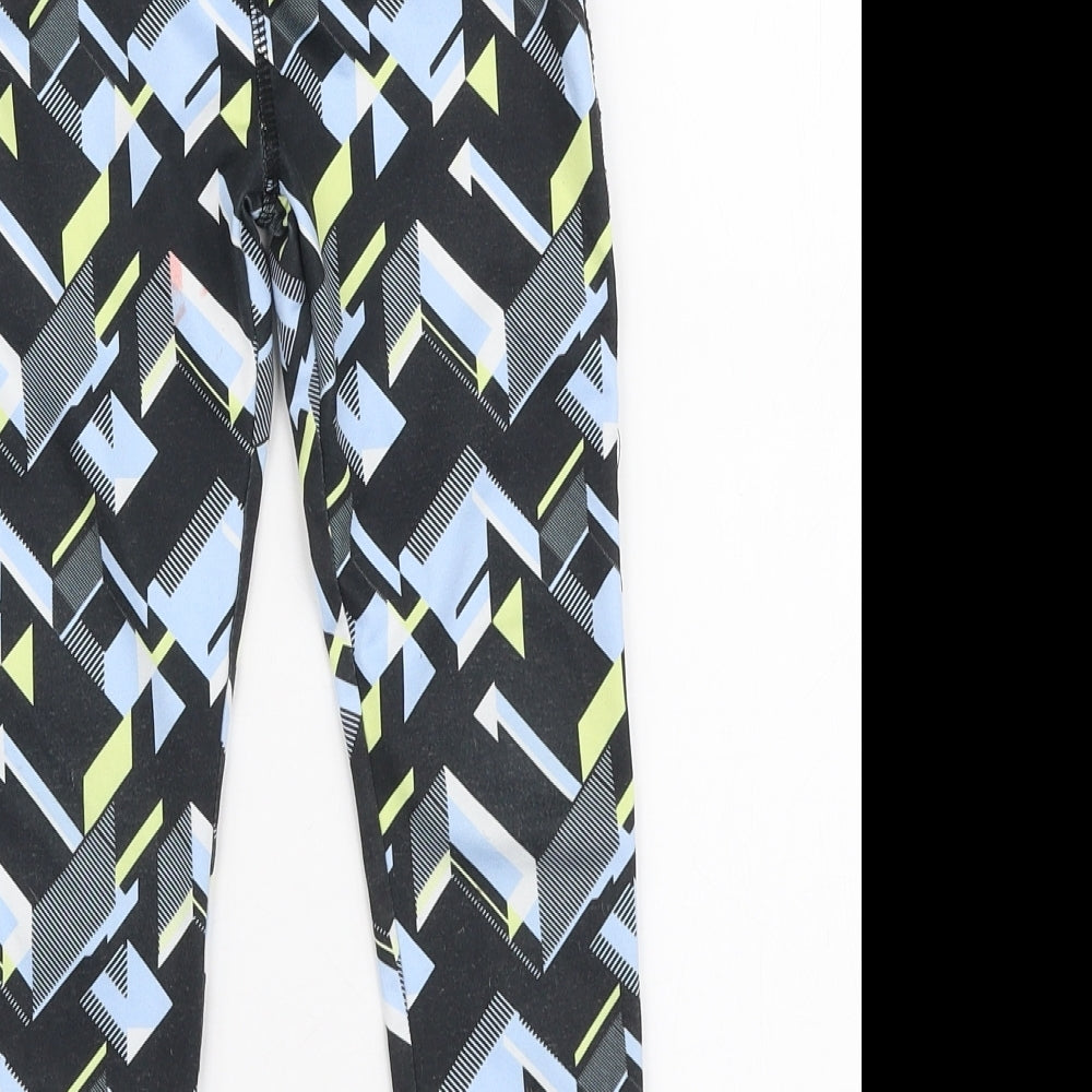 Dunnes Stores Girls Multicoloured Geometric Polyester Jogger Trousers Size 4-5 Years  Slim Pullover - Leggings
