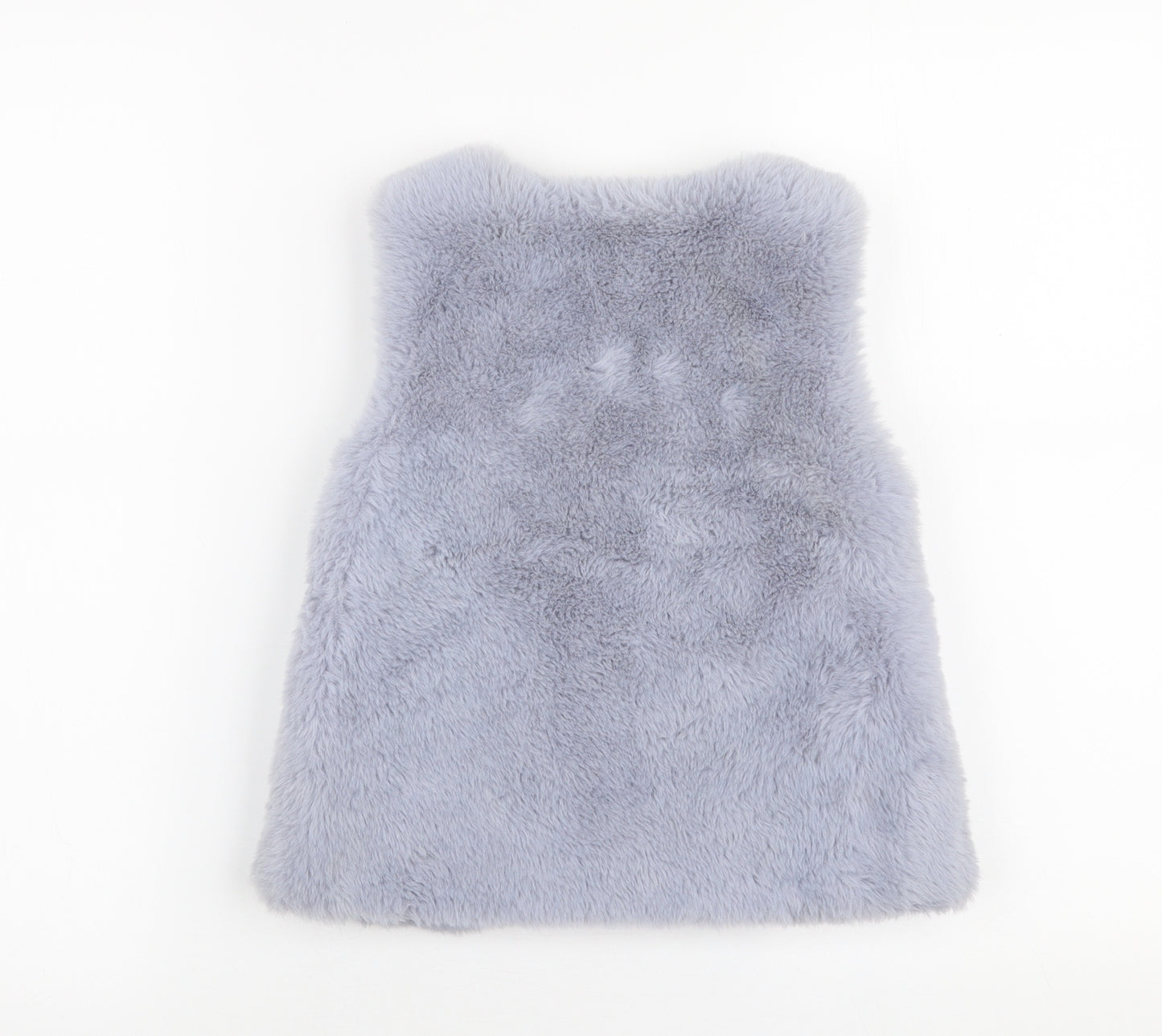 Marks and Spencer Girls Grey   Gilet Coat Size 6-7 Years  Hook & Eye