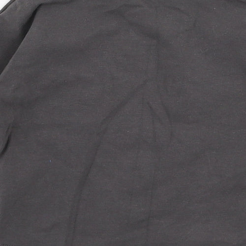 NEXT Girls Grey  Cotton Jersey T-Shirt Size 0-3 Months Round Neck Snap - Forever awesome