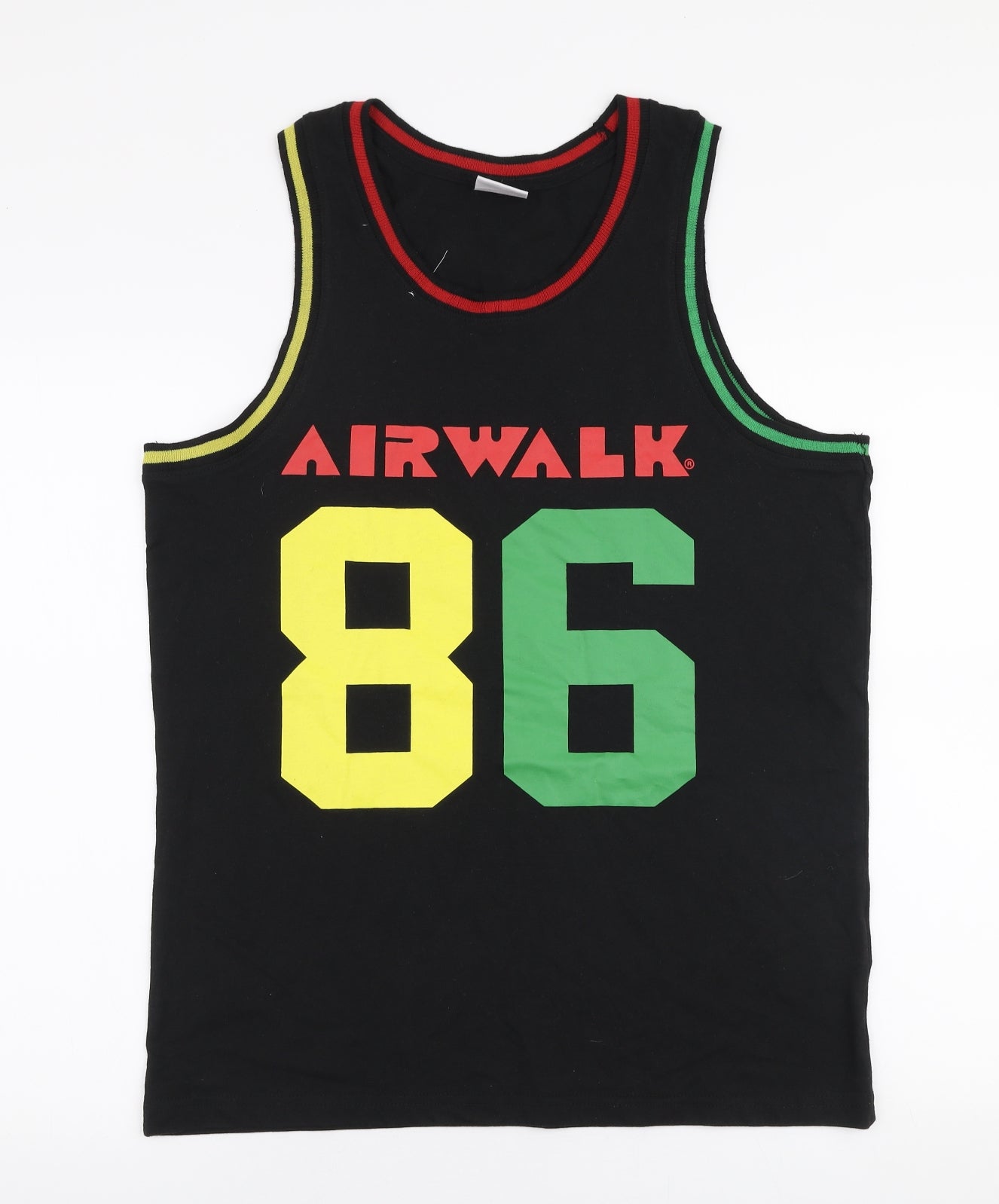 AIRWALK Mens Multicoloured  Cotton  T-Shirt Size XL Round Neck