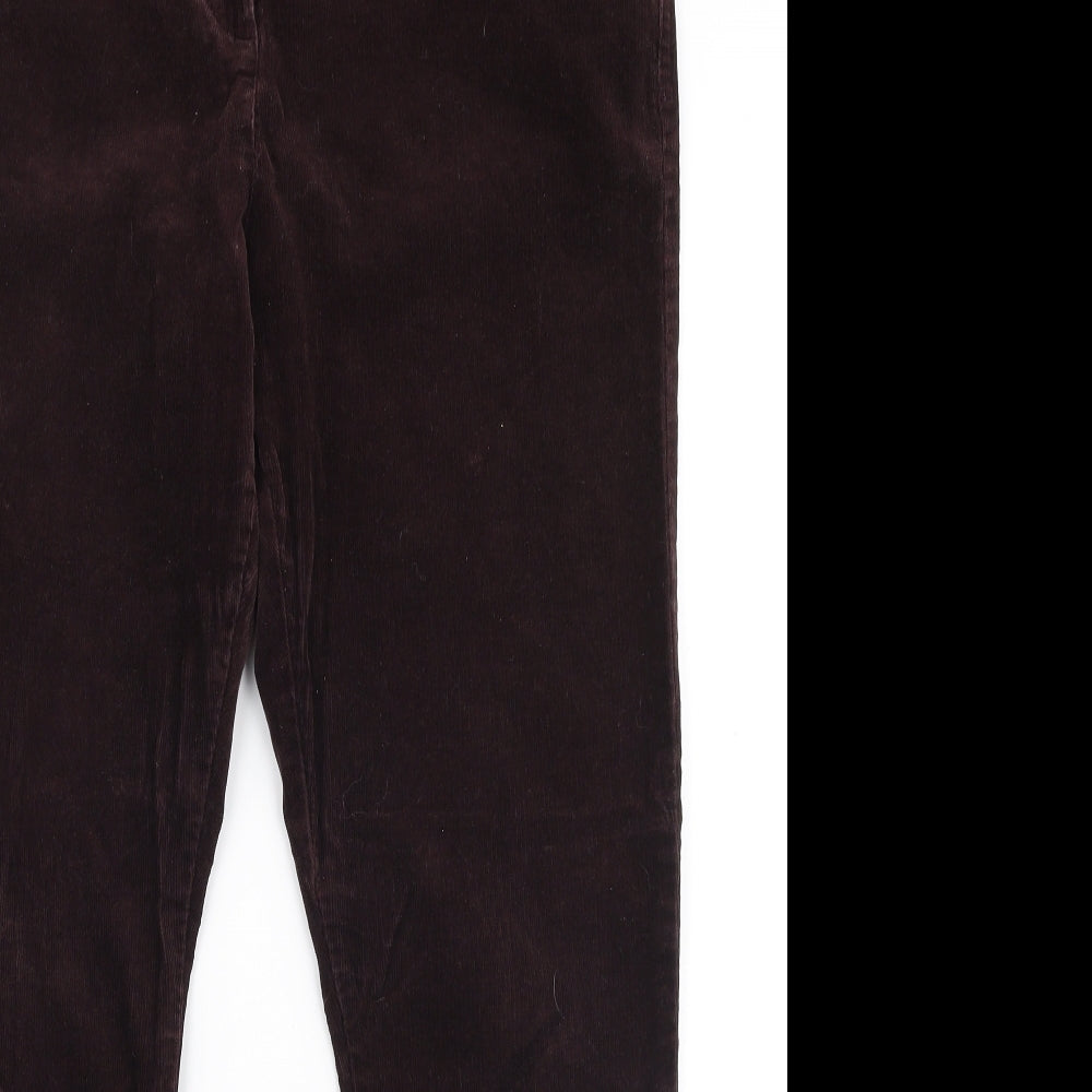 Marks and Spencer Womens Red  Cotton Jegging Jeans Size 14 L27 in Regular Zip