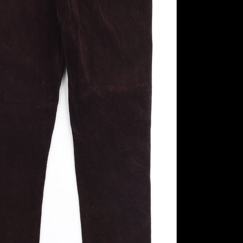 Marks and Spencer Womens Red  Cotton Jegging Jeans Size 14 L27 in Regular Zip