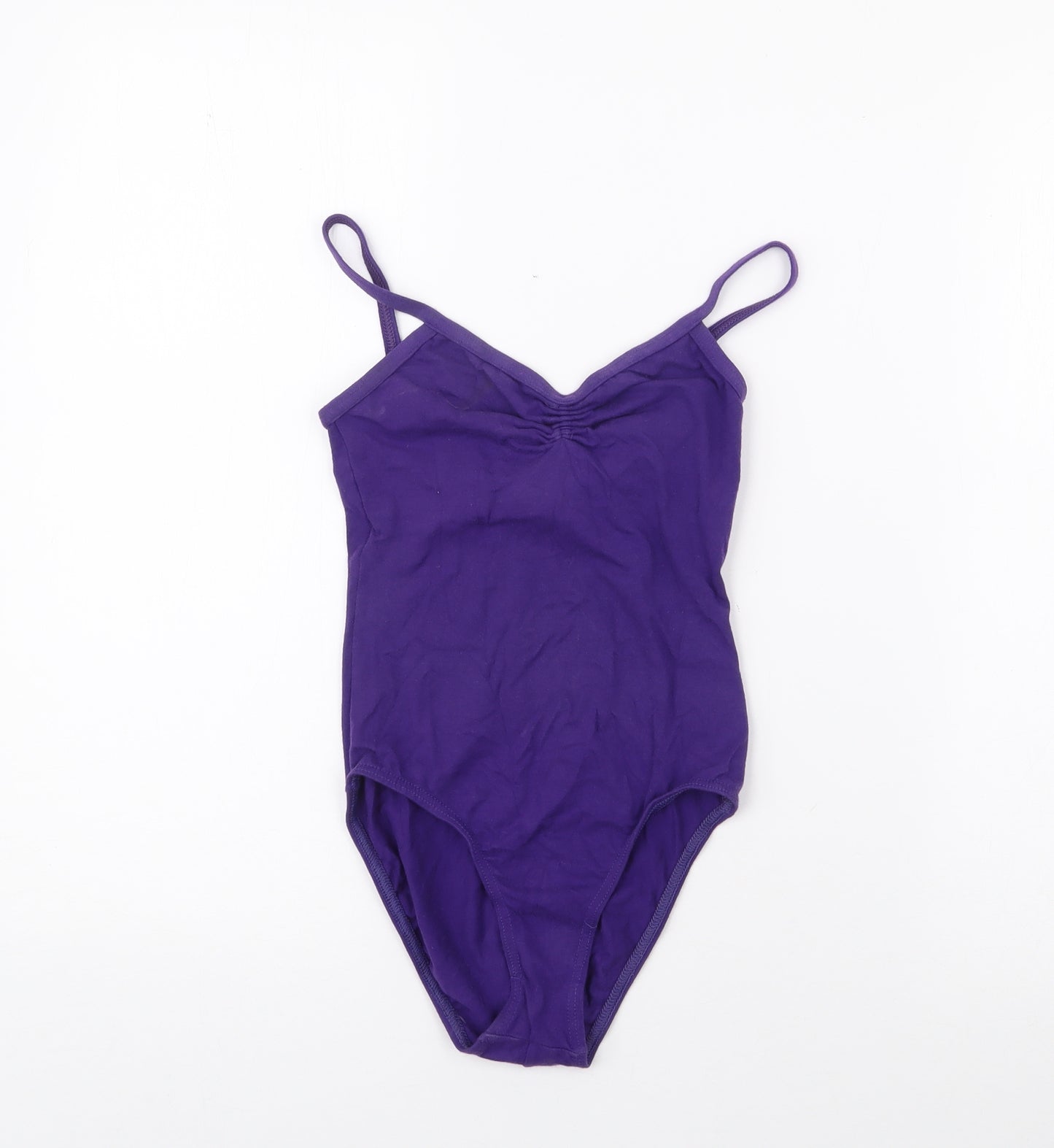 Roch Valley Girls Purple  Cotton Leotard One-Piece Size 9-10 Years