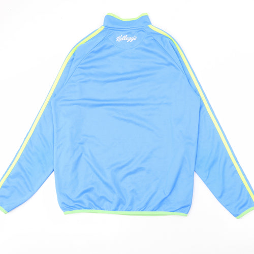Masita Boys Blue High Neck  Polyester Pullover Jumper Size 10 Years  Zip