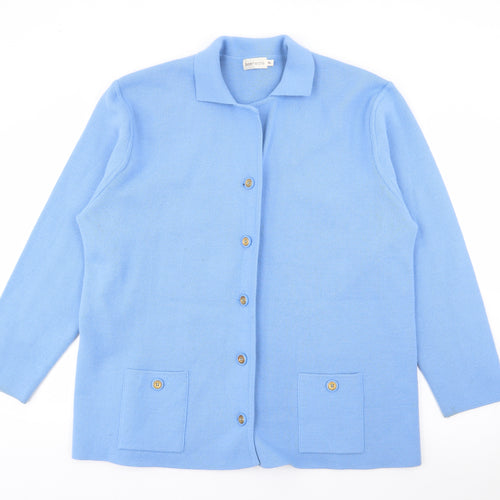 Bonmarché Womens Blue   Jacket  Size XL  Button