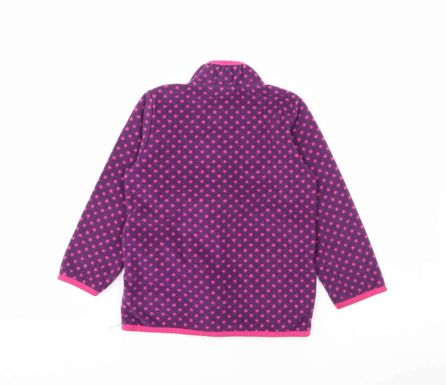 Lupily Girls Purple Polka Dot  Jacket  Size 2-3 Years  Zip