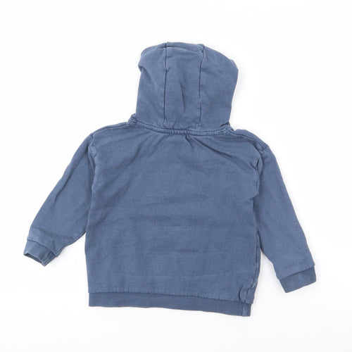 George Boys Blue  Cotton Pullover Hoodie Size 2-3 Years   - Mickey Mouse