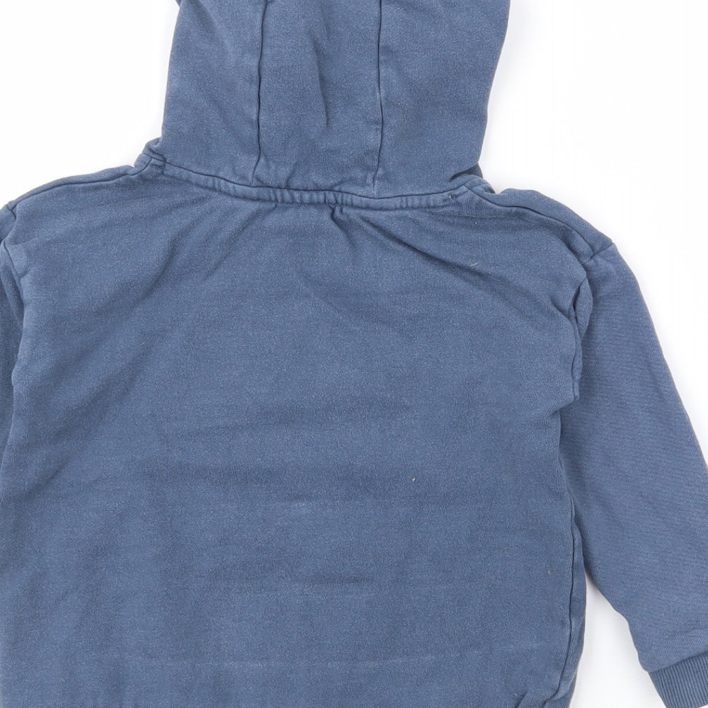 George Boys Blue  Cotton Pullover Hoodie Size 2-3 Years   - Mickey Mouse