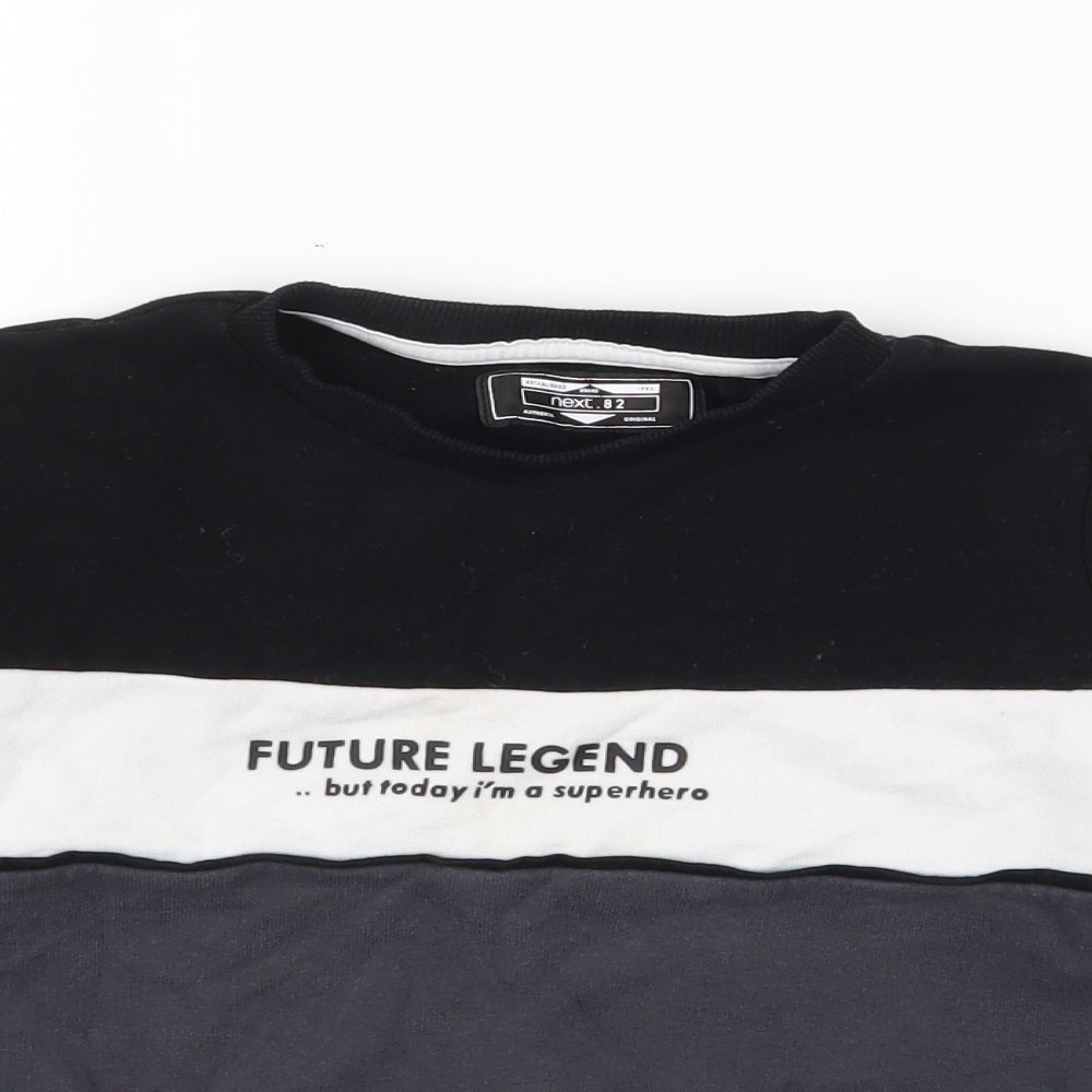 NEXT Boys Grey  Cotton Pullover Sweatshirt Size 3-4 Years