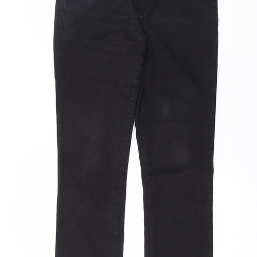 Dorothy Perkins Womens Black  Cotton Skinny Jeans Size 12 L29 in Regular