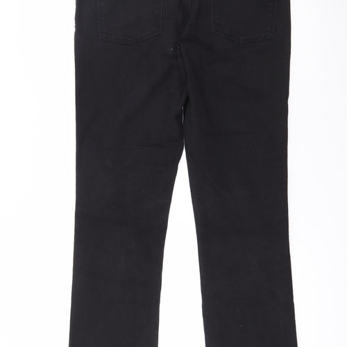 Dorothy Perkins Womens Black  Cotton Skinny Jeans Size 12 L29 in Regular