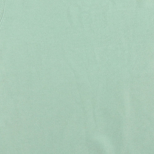 Papaya Womens Green Round Neck  Acrylic Pullover Jumper Size 16