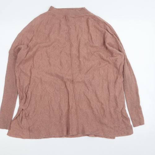 Atmosphere Womens Pink Round Neck  Viscose Pullover Jumper Size 10