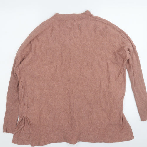 Atmosphere Womens Pink Round Neck  Viscose Pullover Jumper Size 10