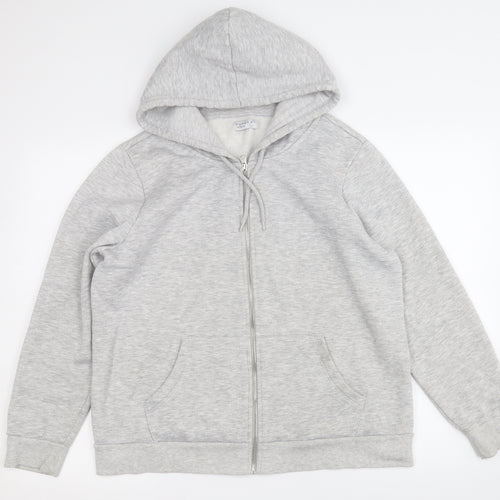 Papaya Womens Grey   Jacket  Size L  Zip