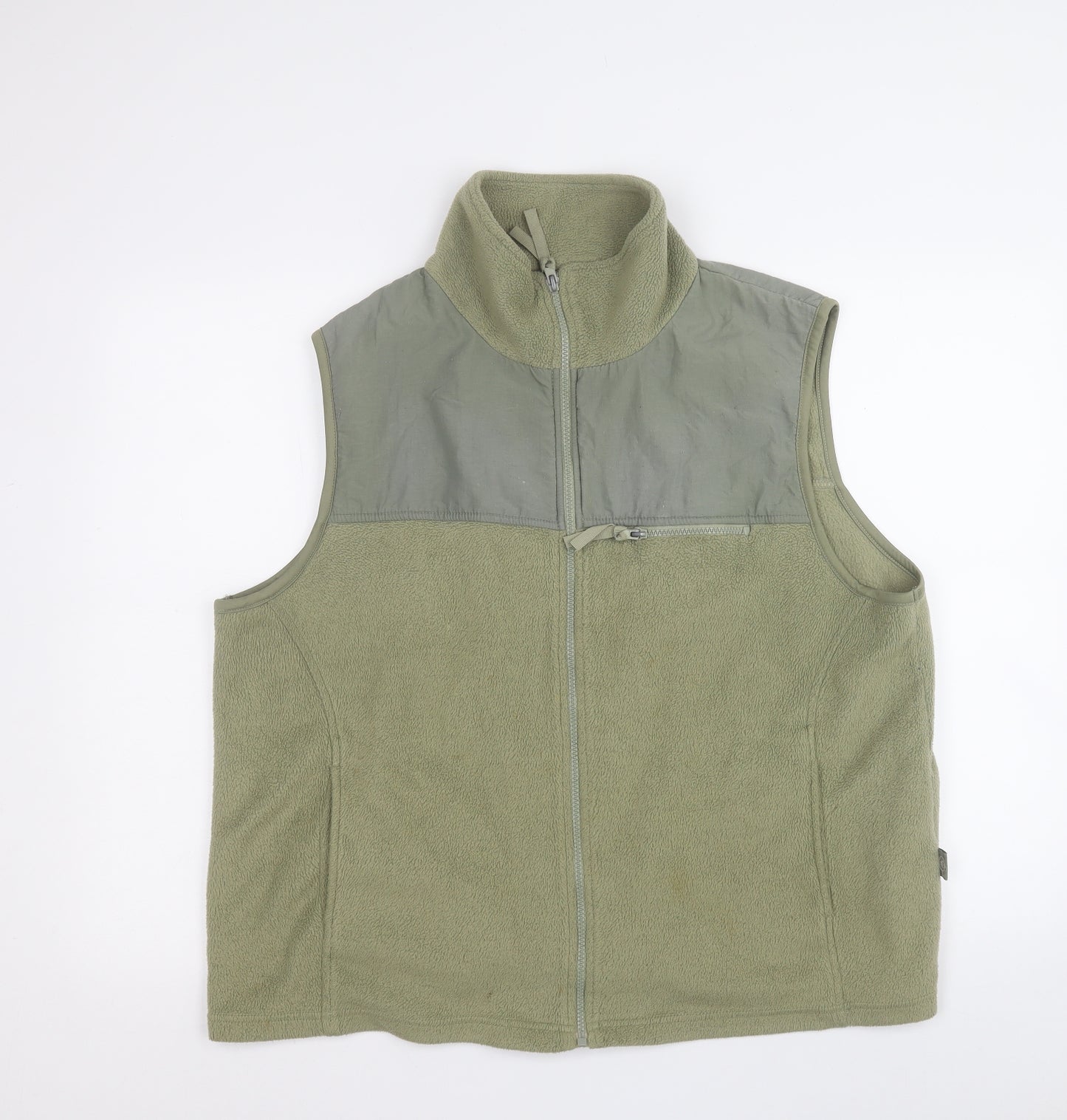 Bonmarché Womens Green   Gilet Jacket Size XL  Zip