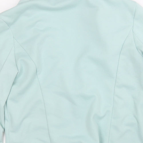 New Look Womens Blue   Jacket Coatigan Size 10  Hook & Eye