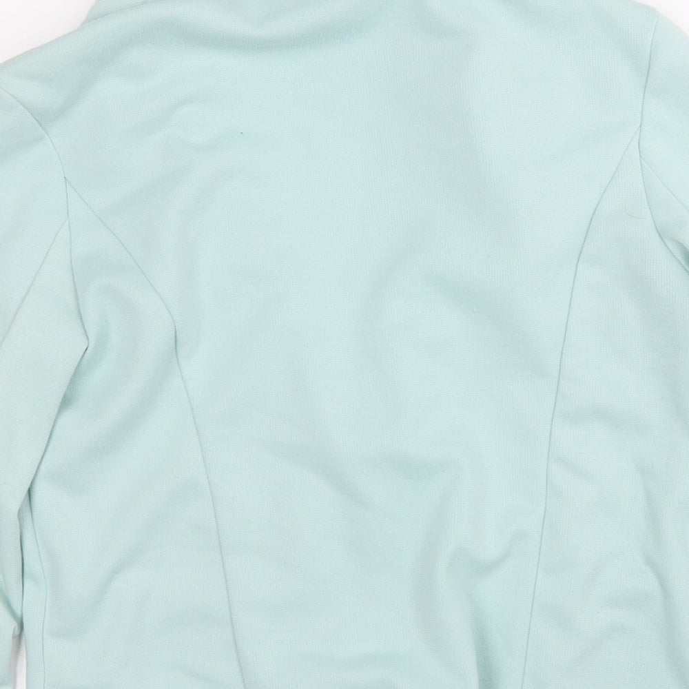 New Look Womens Blue   Jacket Coatigan Size 10  Hook & Eye