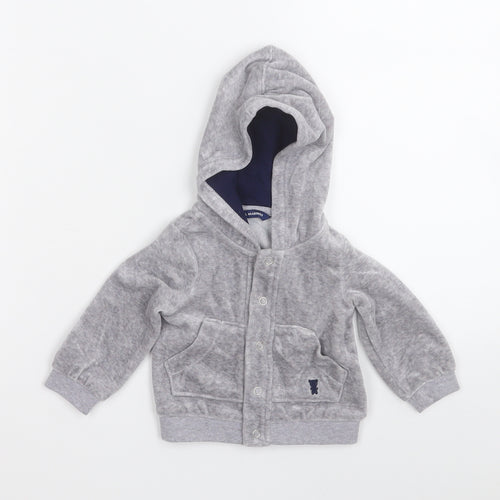 Original Marines Baby Grey   Jacket  Size 0-3 Months   Zip
