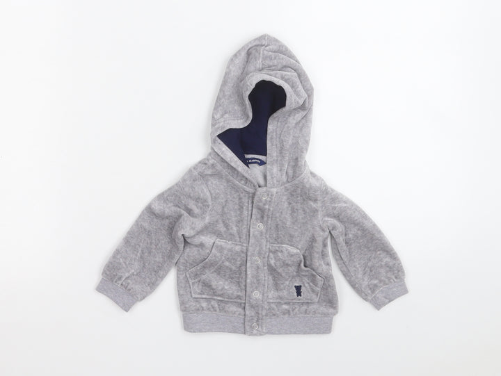 Original Marines Baby Grey   Jacket  Size 0-3 Months   Zip