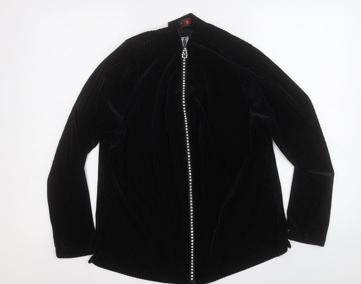Stephen Womens Black   Jacket  Size M  Zip