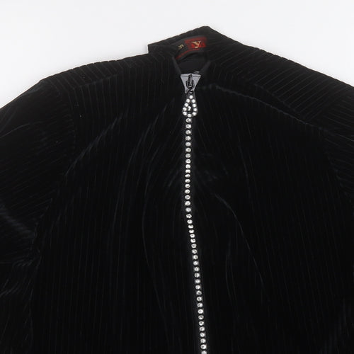 Stephen Womens Black   Jacket  Size M  Zip