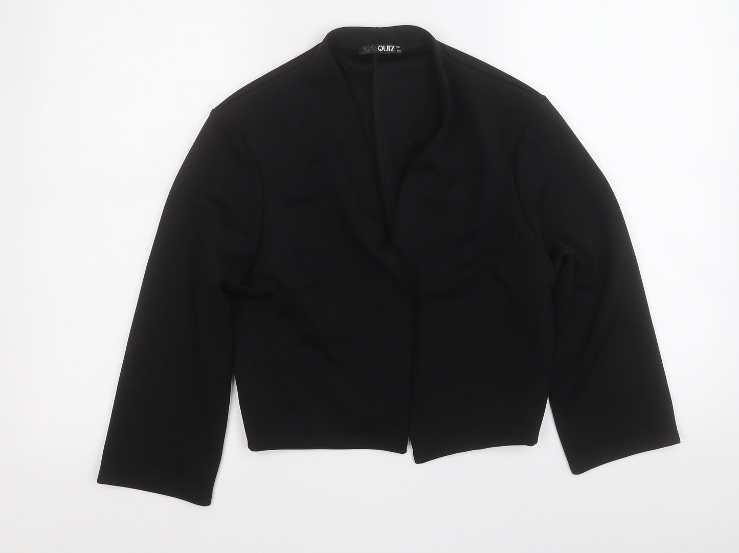 Quiz Womens Black   Jacket Blazer Size 18