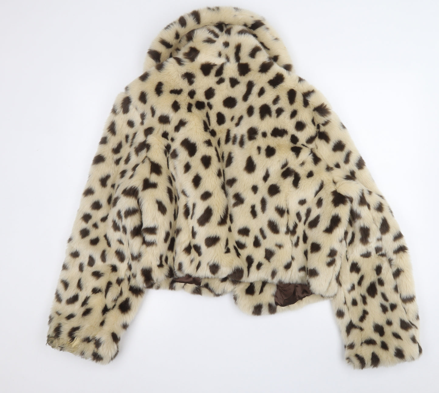 Atmosphere Womens Yellow Animal Print  Jacket  Size 20