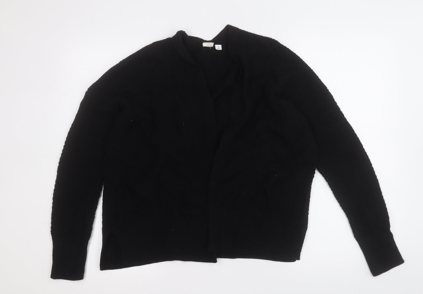 Gap Womens Black V-Neck  Cotton Cardigan Jumper Size M