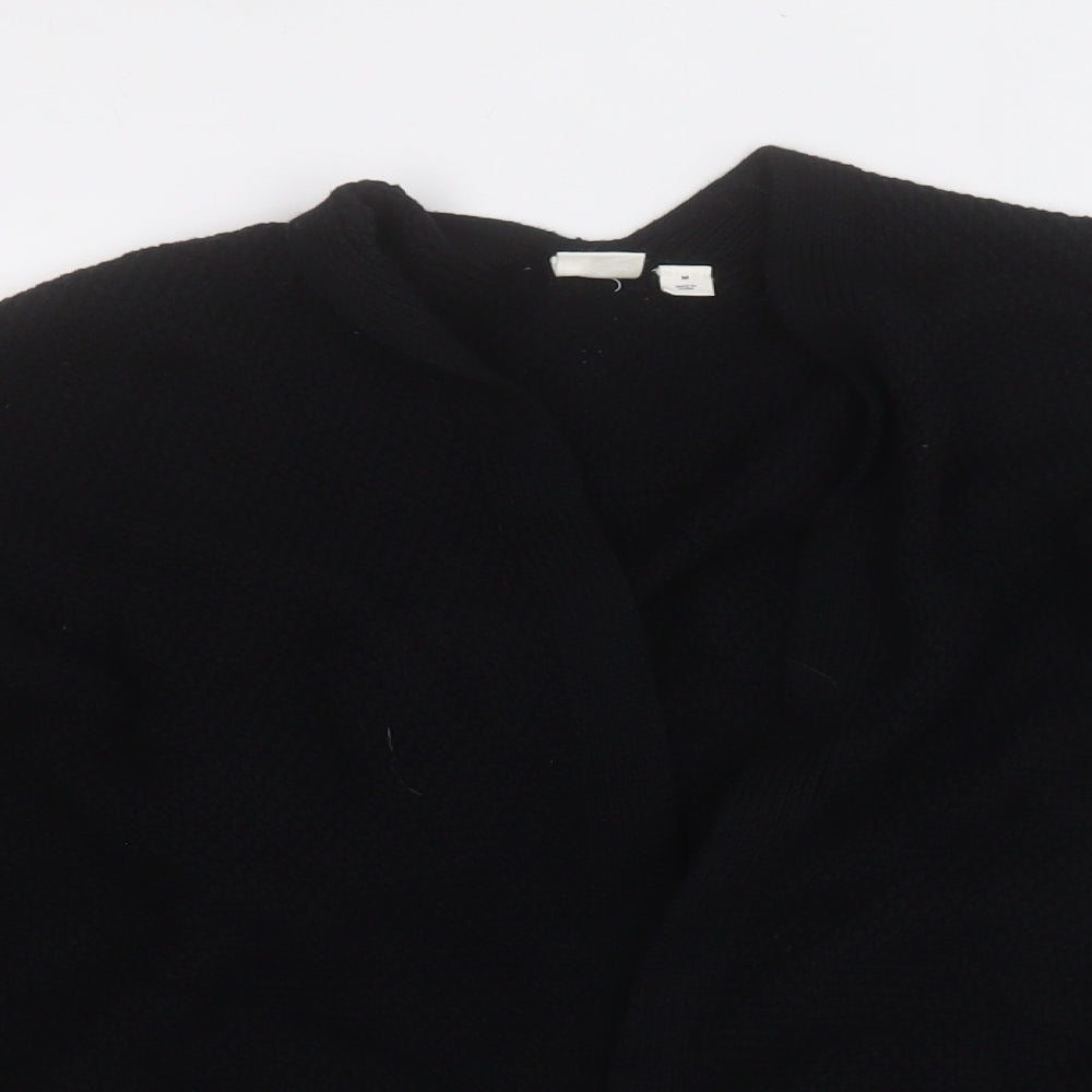 Gap Womens Black V-Neck  Cotton Cardigan Jumper Size M